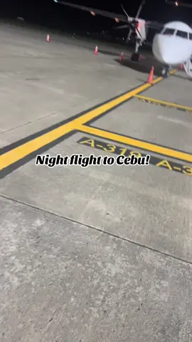 Night flight to Cebu!