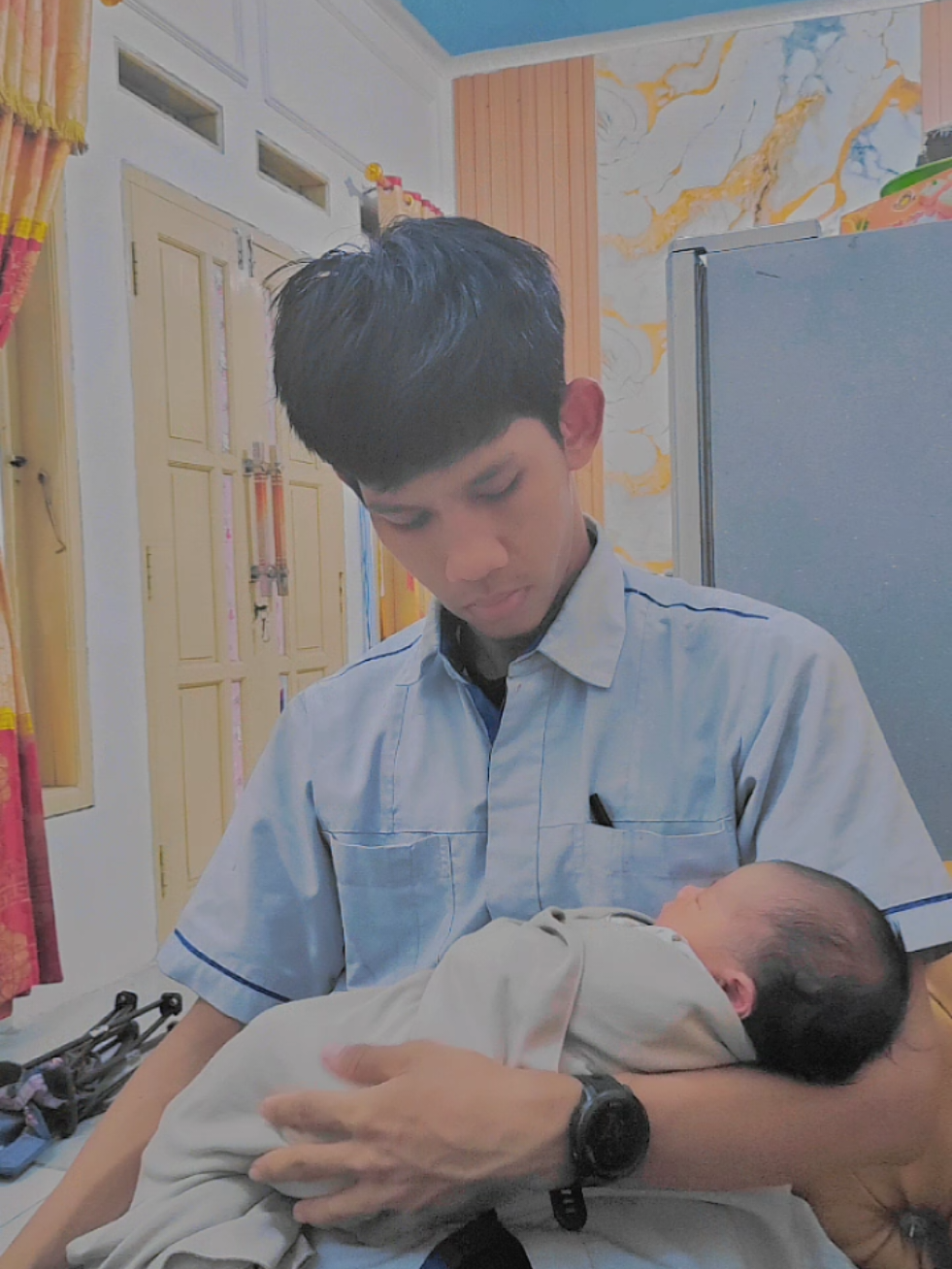 Born Moments✨🩷🧡 #fyp #newborn #lahiran #newmom #newdad #trending @Riska Puji Lestari  @Encar Riska Nina 