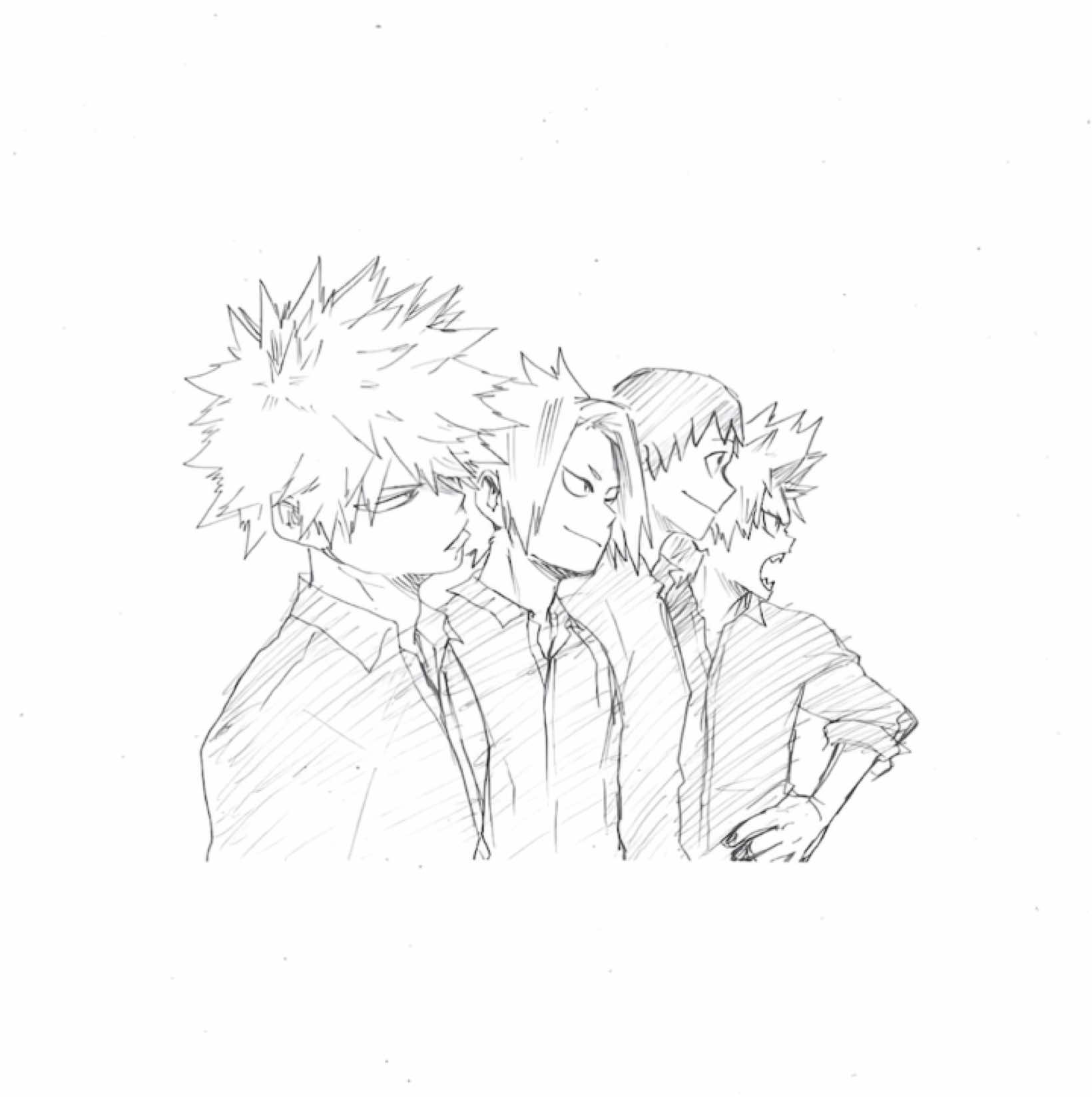 ไม่ใช่นักเลงแต่ในนี้ใครก็ได้5465675 #bakugoukatsuki #kaminaridenki #serohanta #kirishimaeijirou 