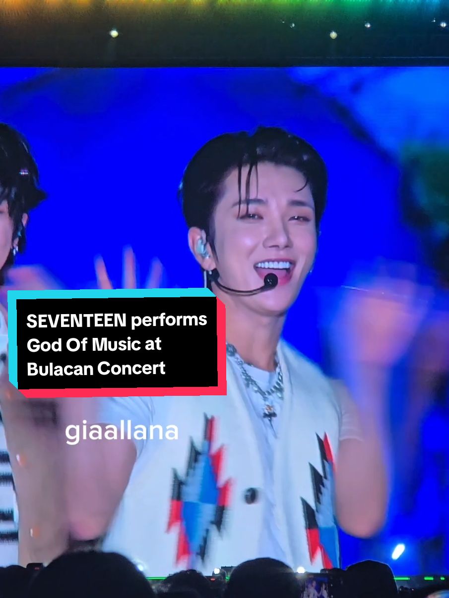 SEVENTEEN performs God Of Music at concert in Bulacan, Philippines. ------------ SEVENTEEN [RIGHT HERE] WORLD TOUR concert DAY 1 at the Philippine Sports Stadium 💎✨️ ➡️ S.Coups, Jeonghan, Joshua, Jun, Hoshi, Wonwoo, Woozi, DK, Mingyu, The8, Seungkwan, Vernon, and Dino 🧃: Mogu Mogu @mogumogumanila  📱: Samsung S24 Ultra @samsungph   #세븐틴 #SEVENTEEN  #SVT_RIGHT_HERE_WORLDTOUR  #SVT_RIGHT_HERE_IN_BULACAN #kpop #kpopfyp  #SEVENTEEN_RIGHT_HERE_IN_BULACAN #MoguMogu #MoguMoguxSEVENTEEN  #SEVENTEENinBulacan  #SamsungPH #TeamGalaxy #samsungs24ultra 
