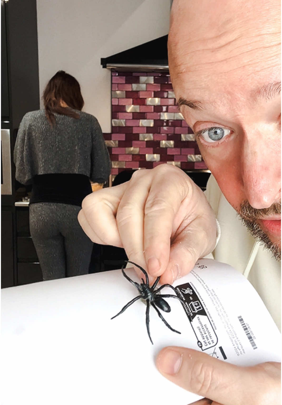 When your wife hates spiders! 😂