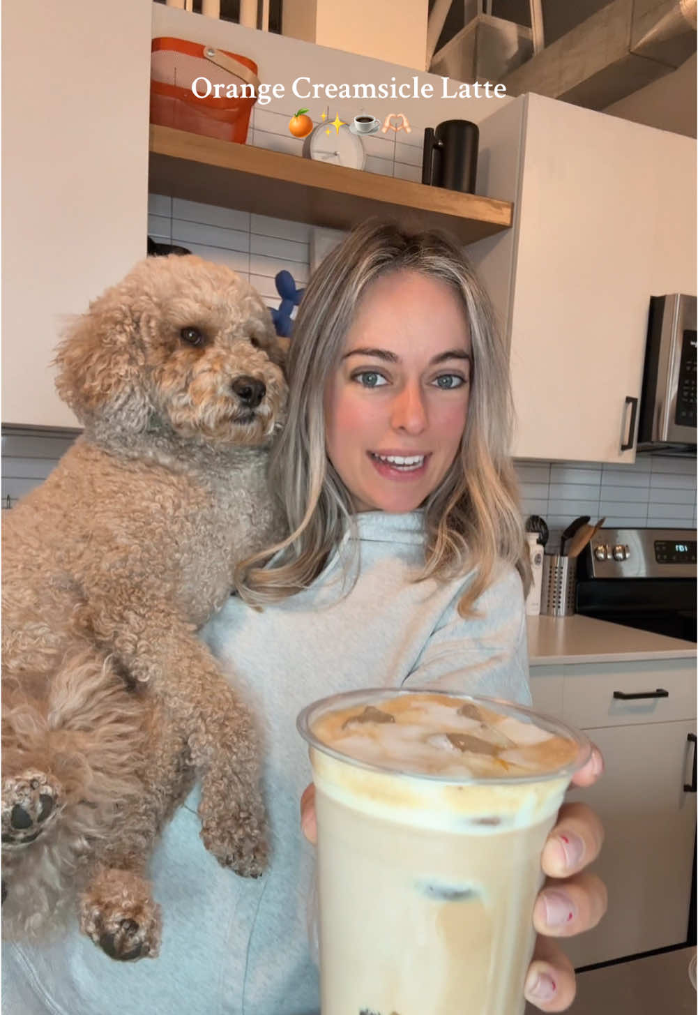 Happy Saturday!! Let’s make a orange creamsicle latte!! ✨🍊☕️ #fyp #morningcoffee #morning #morningvlog #icedlatte #fypシ #foryoupage #foryoupageofficiall #foryourpagechallenge #girlssupportgirls #tiktok #tiktoklove #fypage #dogmom #dogchallenge #dogcommunity #fypchallenge  #coffeetiktok #coffeeathome 