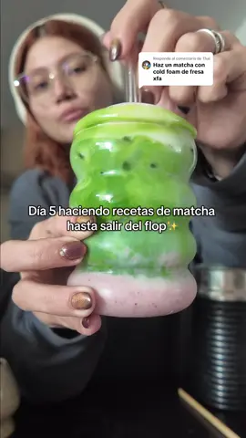 Respuesta a @Thai aquí mero su pedido señorita #fyp #viral #matcha #Receta #matchabebida #matchalatte #recetasfacilesyrapidas 