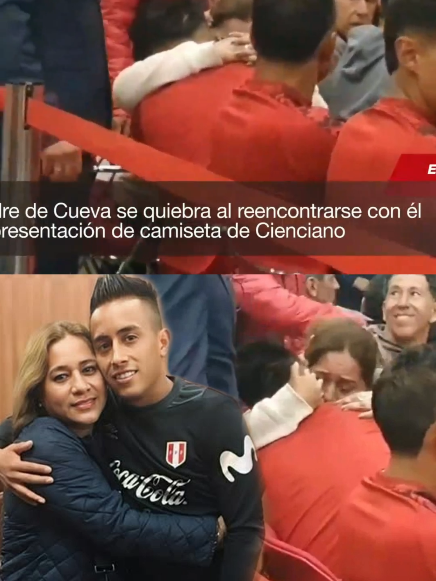 Mamá de Christian Cueva LLORA al reencontrarse con su hijo en importante evento de Cienciano - VIDE#christiancueva