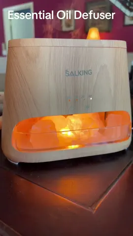 Salking Salt Lamp & Oil Difuser #homedecor #airdefuser #essentialoils #relax #saltlamp #tiktokshop #america 