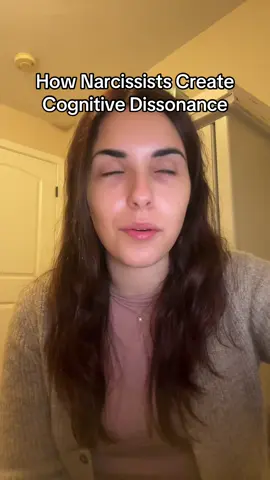 Narcissists create cognitive dissonance to keep you confused and controlled. Spot the pattern, trust your instincts, and lean into the truth 🫶 #creatorsearchinsights #narctok #narcissism #narcissist #toxicrelationship 
