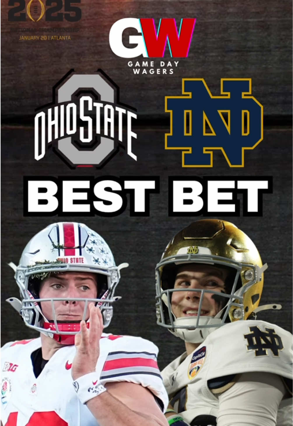 College Football Picks and Predictions - Ohio State vs Notre Dame - January 20, 2025 #FYP #ForYou #CollegeFootball #CollegeFootballPicks #CFP #CFBPlayoffs #NationalChampionship #New #Viral #SportsBetting #PlayerProps #OhioState #OhioStateFootball #NotreDame #NotreDameFootball #GoIrish 