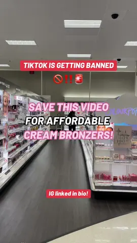 Save this video before TikTok is gone! 😭 Follow me on Instagram & YouTube! Linked in my bio 💖 Products mentioned: @Milani Cosmetics cream bronzer @NYX Professional Makeup wonder stick @e.l.f. Cosmetics putty bronzer #makeup #bronzer #affordablemakeup #drugstoremakeup #makeuptok #tiktokban 