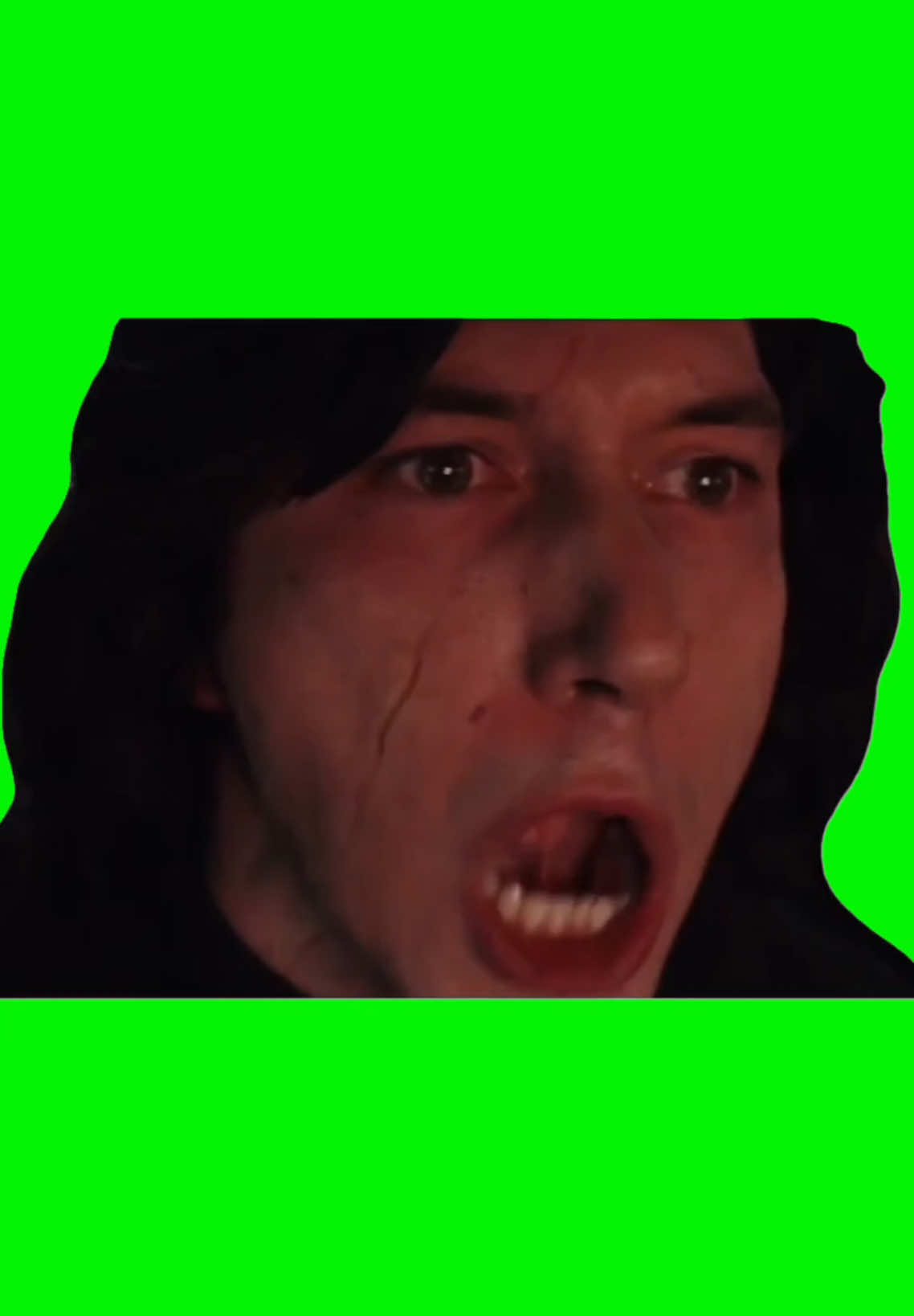 “More, More!” Star Wars: The Last Jedi | Green Screen #starwars #kyloren #starwarsmemes #template #capcut #more #fyp 