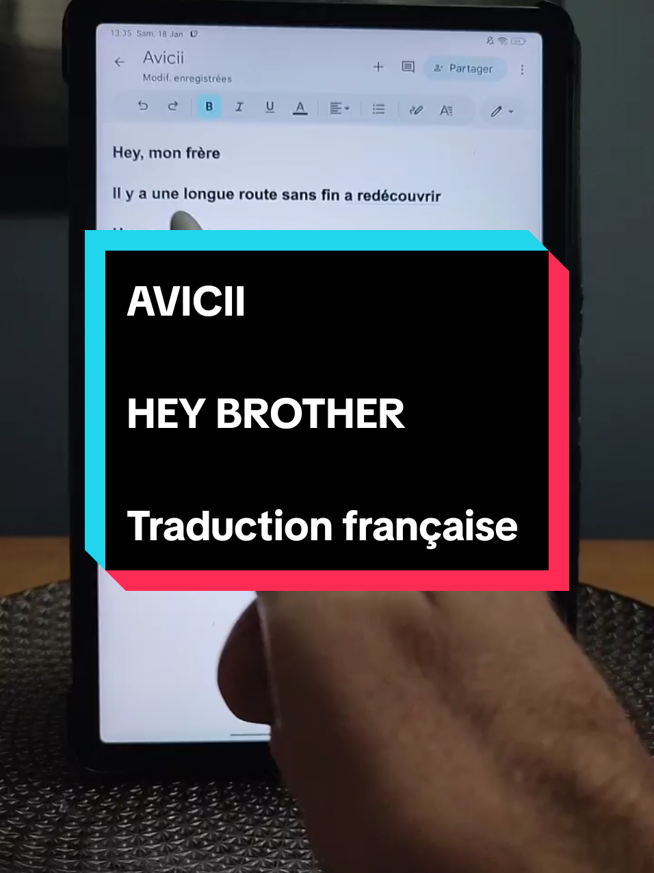 Avicii - hey brother #avicii #heybrother #traduction #traductionfrancaise #francais #musique #paroles 