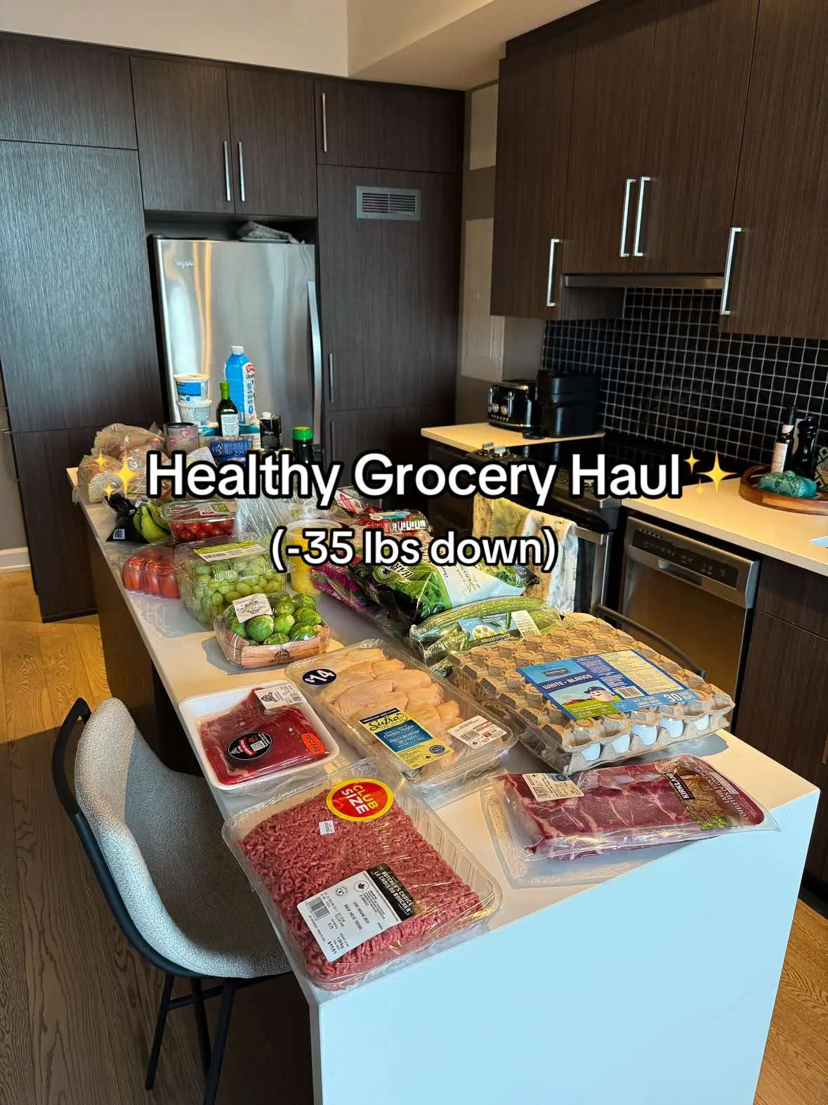 A weekly grocery haul (for two) that focuses on whole foods- specifically high protein, high fiber, healthy fats, and complex carbs! I LOVE to cook delicious and healthy meals that are still fun to eat and don’t sacrifice the foods I love. I am ~ 35lbs down in my weightloss journey, and eating whole foods has been my key to success!! #healthy #grocery #groceryhaul #food #canadian #weightloss #cooking #healthylifestyle #foodinspo 
