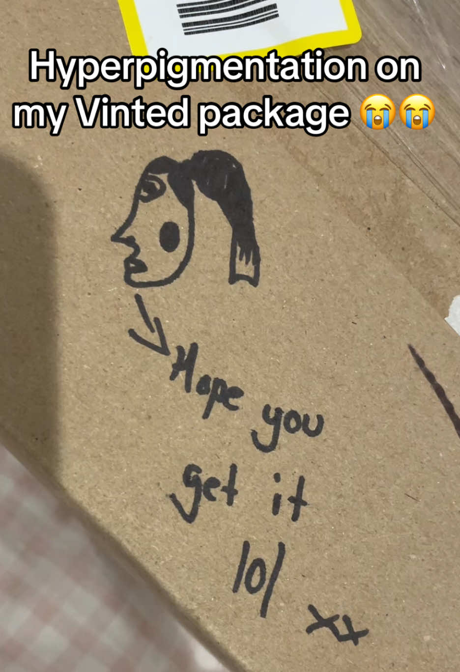 IT CAME LIKE THIS 😭😭  IF THE SELLER SEES THIS I GET IT 🤣🤣 #hyperpigmentation #Vinted #vintedhaul #fyp 