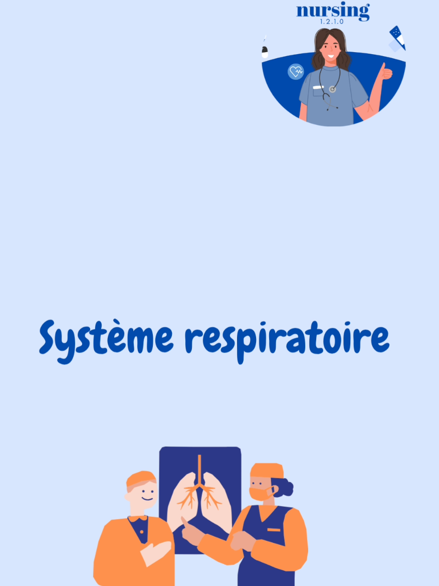 système respiratoire  #nursestiktok #nursestudent #nursing #nurselife #explore #france #viral_video #nurse #fry #foruyou #explorepage✨ 