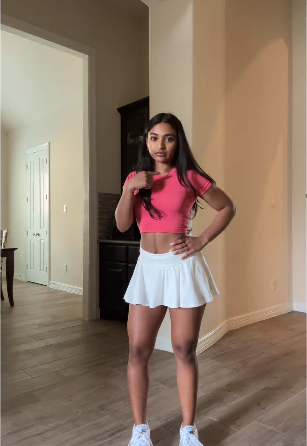 i loveee this skirt from @seventhspickleball also i’m gonna miss yall 🥲 follow my insta to see me after the ban 🫶#fyp 