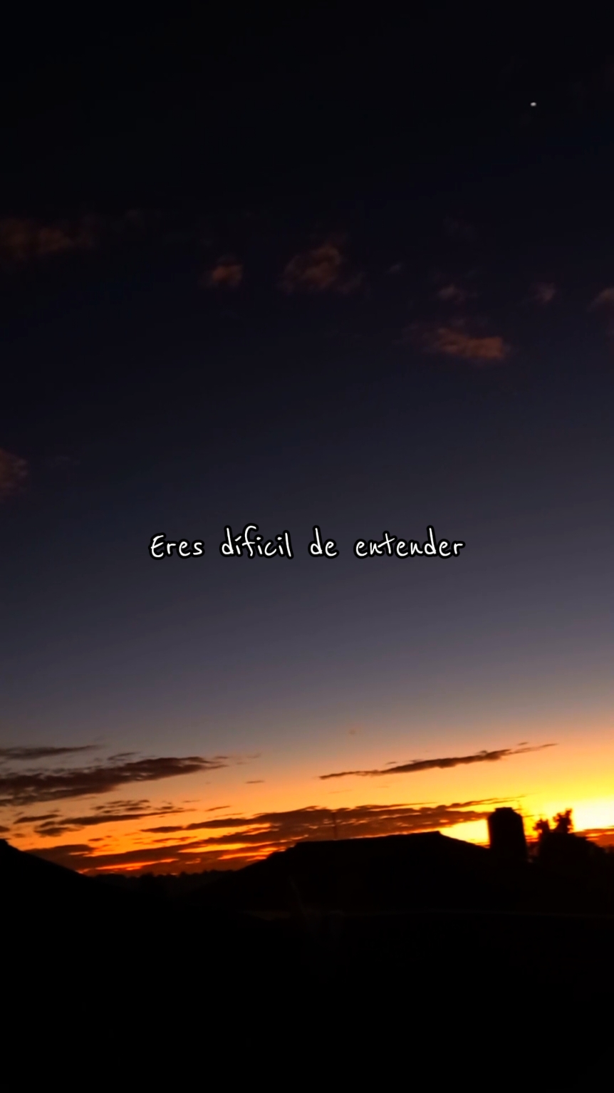 Música, letra de canciones... ♡♡♡ #atardecer #eresdifícil