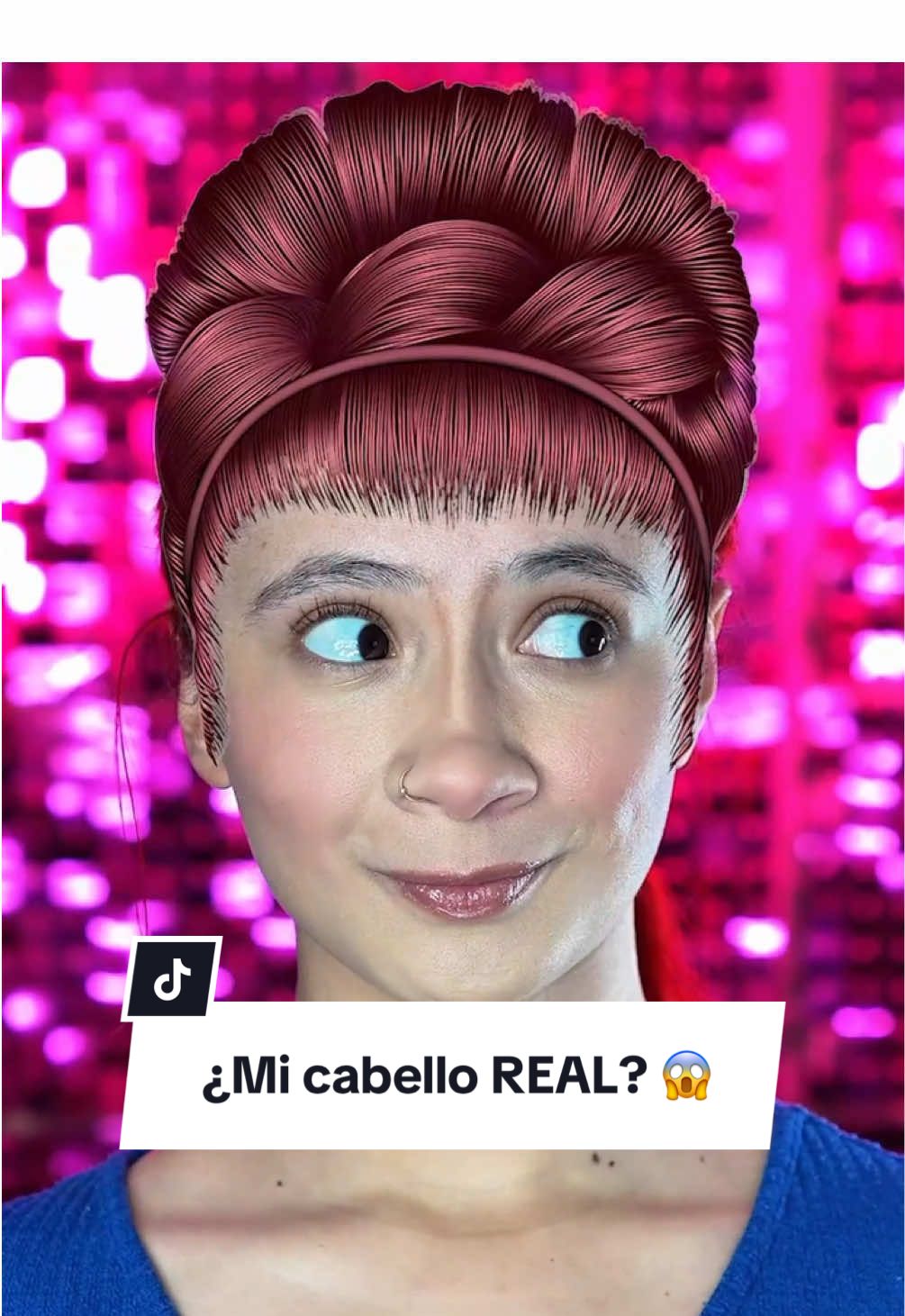 Les ENSEÑO mi cabello REAL 😱🥲 ¿Les gusta? | Insta: ivanova_bm | #fyp #ivanova_bm #viral 
