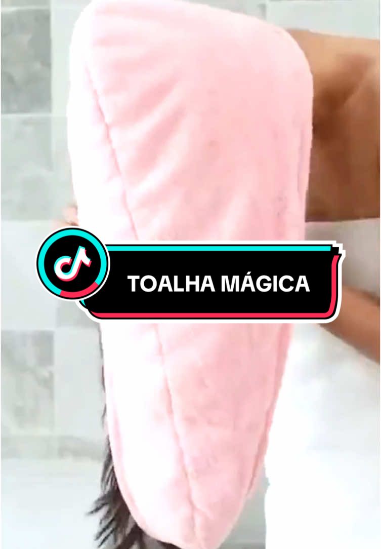 Link do Produto na Bio!! Toalha Mágica: Secagem Rápida e Praticidade Para Seus Cabelos!🛒