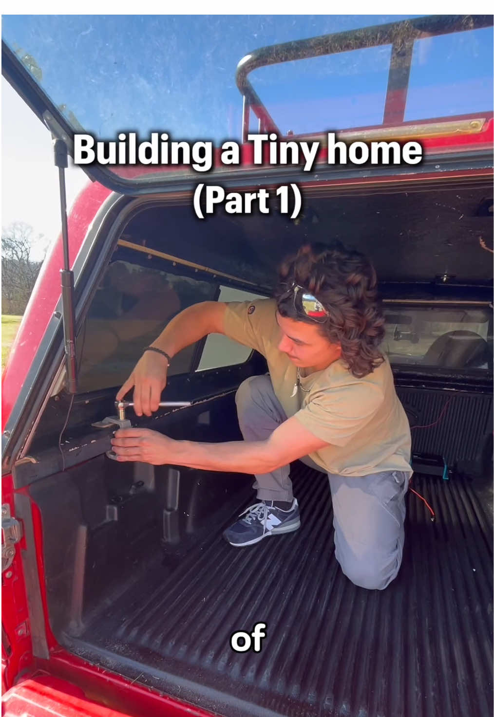 Full video link in bio! #truckcamper #travel #vanlife #trucklife #camping #foryou #food #Outdoors #DIY #diycamper #tinyhouse 