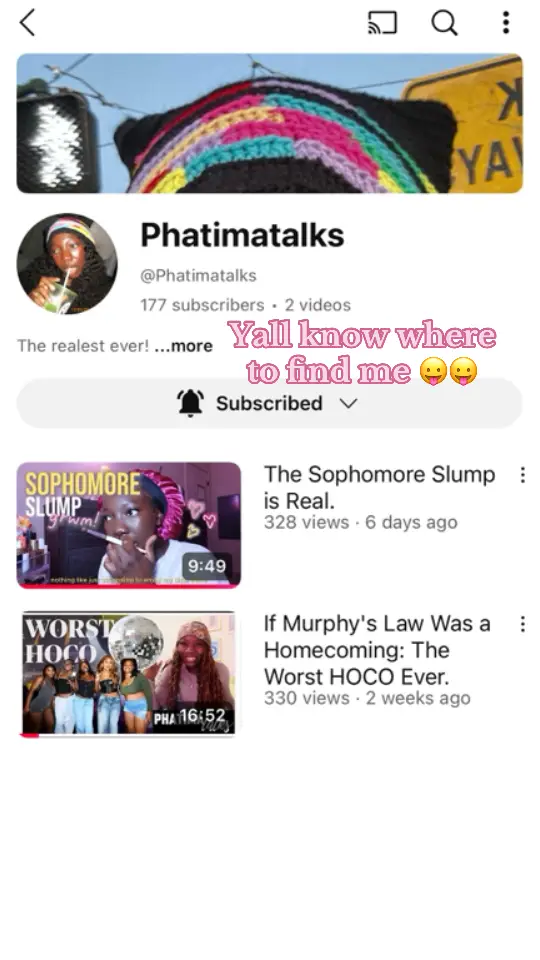 I (very fortunately) will not stop posting on social media! I’ll primarily be on YouTube with a few posts on ig here and there 🫡 subscribe for more! #phatimatalks #blackgirlyoutuber #youtubers #tiktokban 