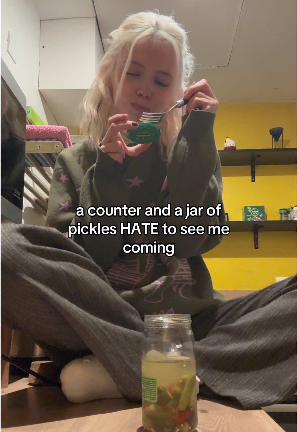 if you don’t do this after a night out what are you doing #pickles #girldinner #fyp 