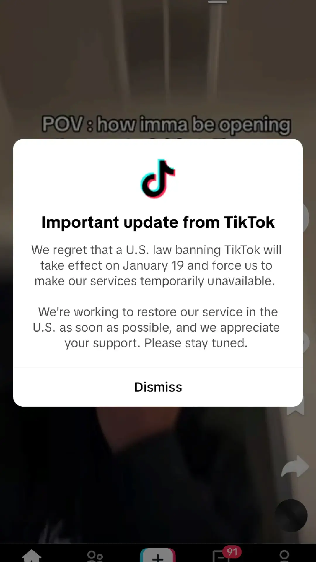 Tiktok really getting banned. This is not a joke #tiktok #tiktokban #rednote #trump