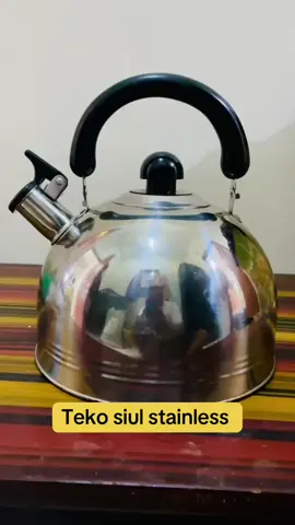 Teko siul stainless ukuran 3L,masak air tidak takut kelupaan karena bunyi saat air mendidih  #teko 