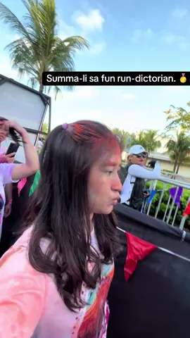 Lol. Sa mga ganito na lang magkakamedal. 😭😅 #colorfest #colorfestcarnival2025 #carnival2025 #funrun2025 #Running 