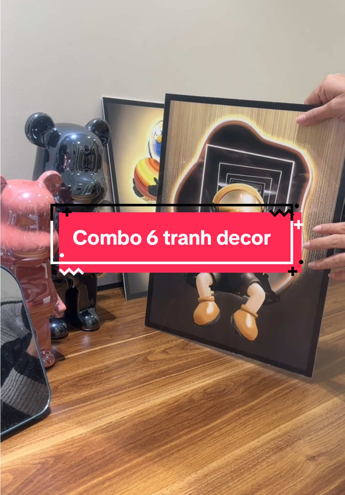 Combo 6 tranh dán tường decor có mấy chục nghìn #tranhdecordantuong #decornhadep #tranhdantuong 