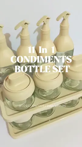 POV:Nahanap mo na yung condiments bottle set na quality at pangmatagalan 🌸#condiments #kitchen #kitchenfinds #KitchenHacks #condimentsbottle #creatorsearchinsights 