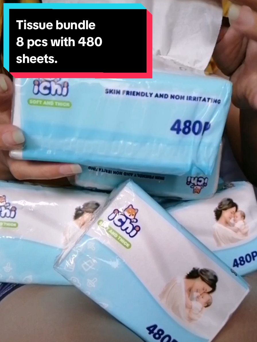 Tissue bundle. Soft and thick tissue. 8 pcs with 480 sheets. #tissuebundle  #tissue  #tissuemurah  #japantissue 