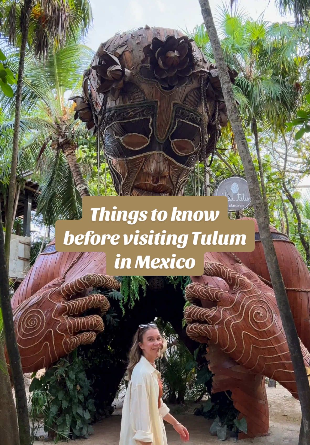 Watch this before visiting Tulum ⚠️ 🇲🇽🌮 Now don’t get me wrong, I think you can absolutely have a wonderful time here, but you need to be ready to spend a lot of money on cabs and your accommodation, as well as understand that it’s maybe not as dreamy as portrayed online 🙏 Here are things to know before visiting Tulum in Mexico: 🚕 How to take a taxi in Tulum? There is no Uber here so taxis are very expensive. Prices are unpredictable and change all the time 🚲 Is cying in Tulum safe? A lot of people hire bikes in Tulum, but be aware that the road from the beach to the town centre is definitely not safe for cycling. 🛵 How else to get around Tulum? Getting a scooter is probably the best option - just be aware to not give away your passport as a deposit. It’s a known scam 🌯 Avoid the overhyped places such as Burrito Armor and have yummy street food instead. The best roads are Geminis Street and Satélite Street. We ate there a lot and it was very safe 👙 Tulum has beautiful Cenotes. You can cycle to visit some of them from downtown Tulum but will have to pay expensive entry fees plus may get charged for using your own photography equipment - why?! 😔 🏨 For hotels: Kan Tulum was amazing I couldn’t recommend it highly enough. To me it is one of the best hotels in Tulum. Again, just be aware you can only reach it by morised vehicle. 🎉 For nights out in Tulum, these clips are from Day Zero which is an all round jungle once in a lifetime music experience that we loved! #tulum #tulumtravel #tulumvibes #tulumtravelguide #tulummexico 🇲🇽🌮🌯