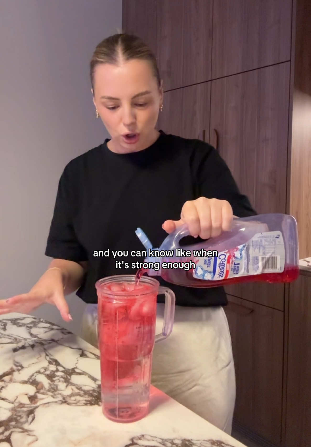 Help me settle this debate, surely it’s water first then cordial? 🥤 