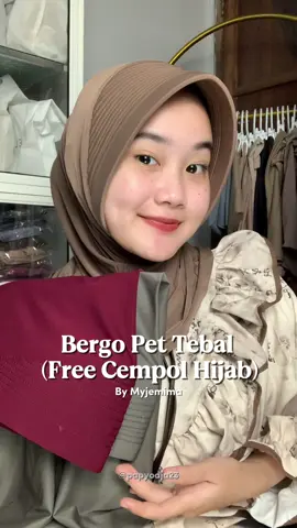 Bergo pet tebal free cepol @My Jemima #bergosport #bergohijab #fypシ゚viral #racuntiktok #masukberanda #masyaallahtabarakkallah 