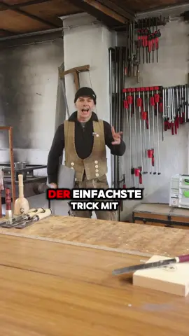 Warum kennen den Trick so viele nicht 😉 #handwerk #holz #ausbildung 
