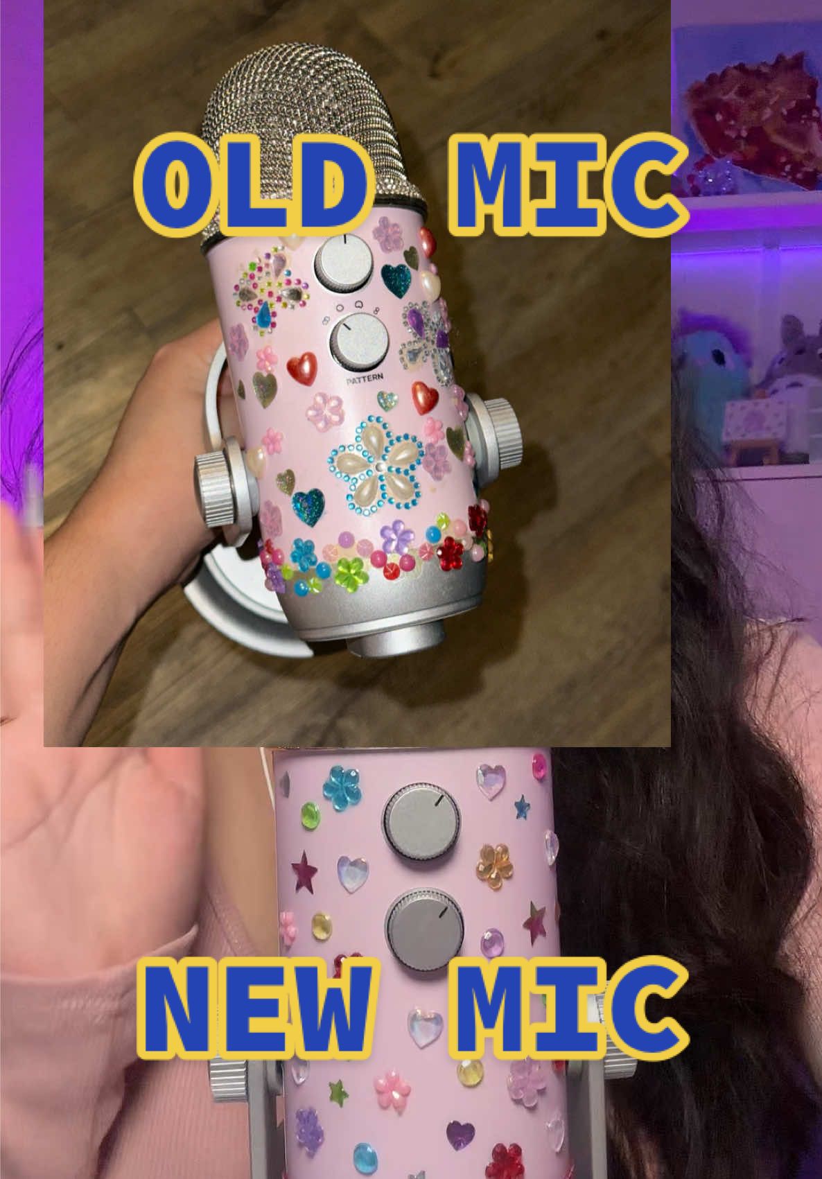 new microphone decoration!!! #asmr #asmrjade 
