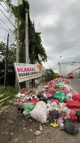 [ Berita Serang ] Kondisi memprihatinkan di sekitar Jembatan Ciujung Kragilan tepat nya di Jl.Raya Pantura Kabupaten Serang terlihat tumpukkan sampah yang berada di area jembatan bahkan sampai di tepi sungai Ciujung, himbauan yang terpasang untuk tidak membuang sampah di lokasi tersebut seolah tidak mempengaruhi untuk masyarakat tidak membuang sampah di area tersebut. Tetapi mungkin kurangnya tempat pembuangan sampah di sekitar lokasi membuat masyarakat tidak ada pilihan untuk membuang sampah sembarangan.  Semoga dapat ditindaklanjuti oleh pihak terkait dan masyarakat juga mulai sadar akan kelestarian lingkungan. (19/1/2025) #kotaserang #serangfyp #banten #lebihtauserang 