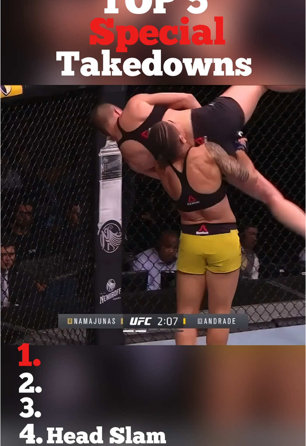 Top 5 Special Takedowns 🤼‍♂️🔥 #top5 #special #takedown #UFC #mma #fyp 