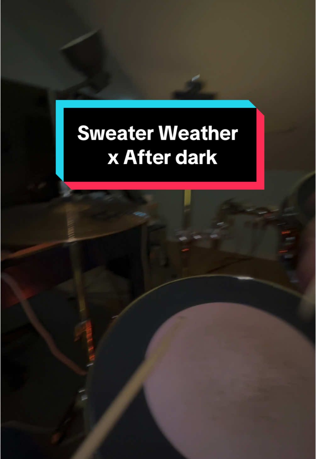 #sweaterweather x #afterdark on #drums #fyp #y #cover #paulasdrums #viral #sharethecare #music #creative #drummer #pearl 