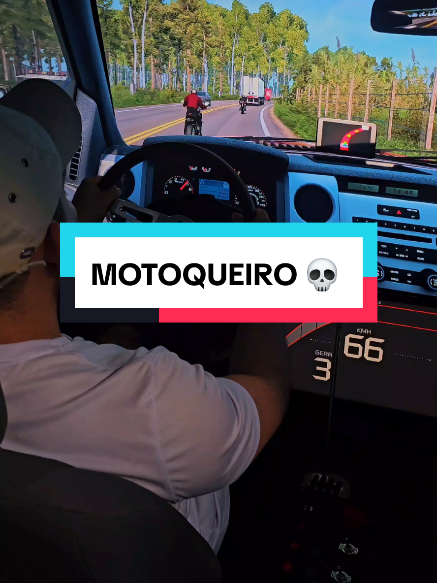 o maluco reduziu durante a ultrapassagem,  quase deu ruim... 💀 #videogame #eurotrucksimulator2 #gamesnotiktok #simulador #games #gamer #game 