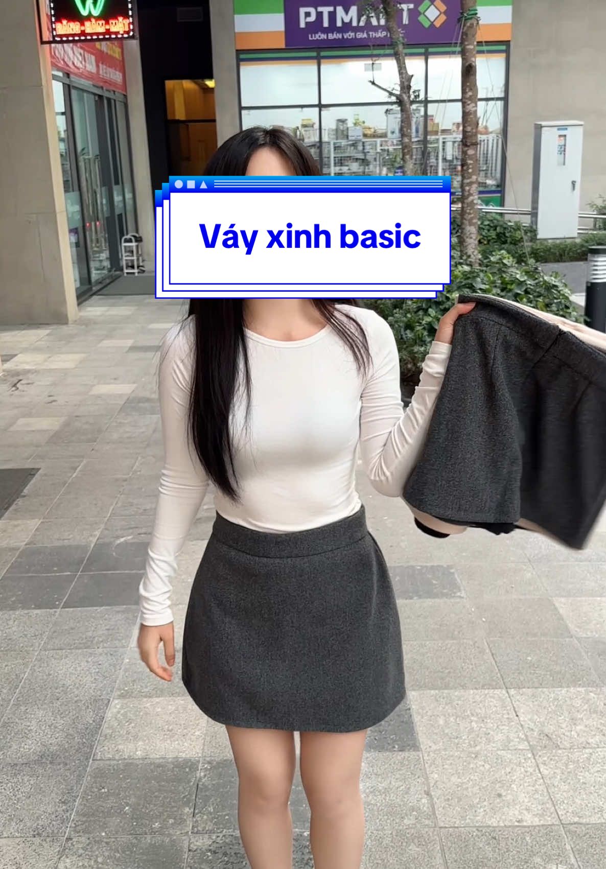Váy xinh basic #xuhuong #thoitrangnu #chanvay 
