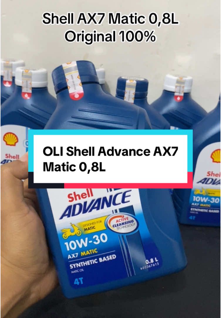 Oli Shell AX7 Matic 0,8L Original #olimesinmotor #olimotor #olimotormatic #olishell #ax7 #olimotormatic #motormatic 