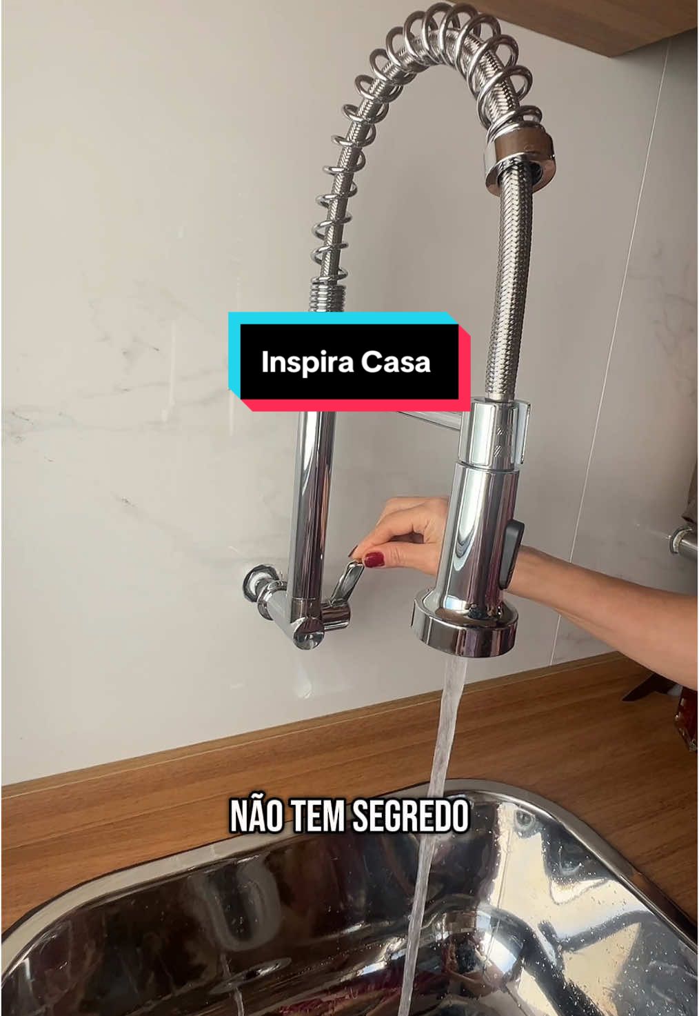 Achei uma torneira inox na Shopee!!  #torneira #torneiragourmet #torneirainox #enxovaldecasanova #shopee #shopeehaul #shopeefinds #dicas_utilidades 