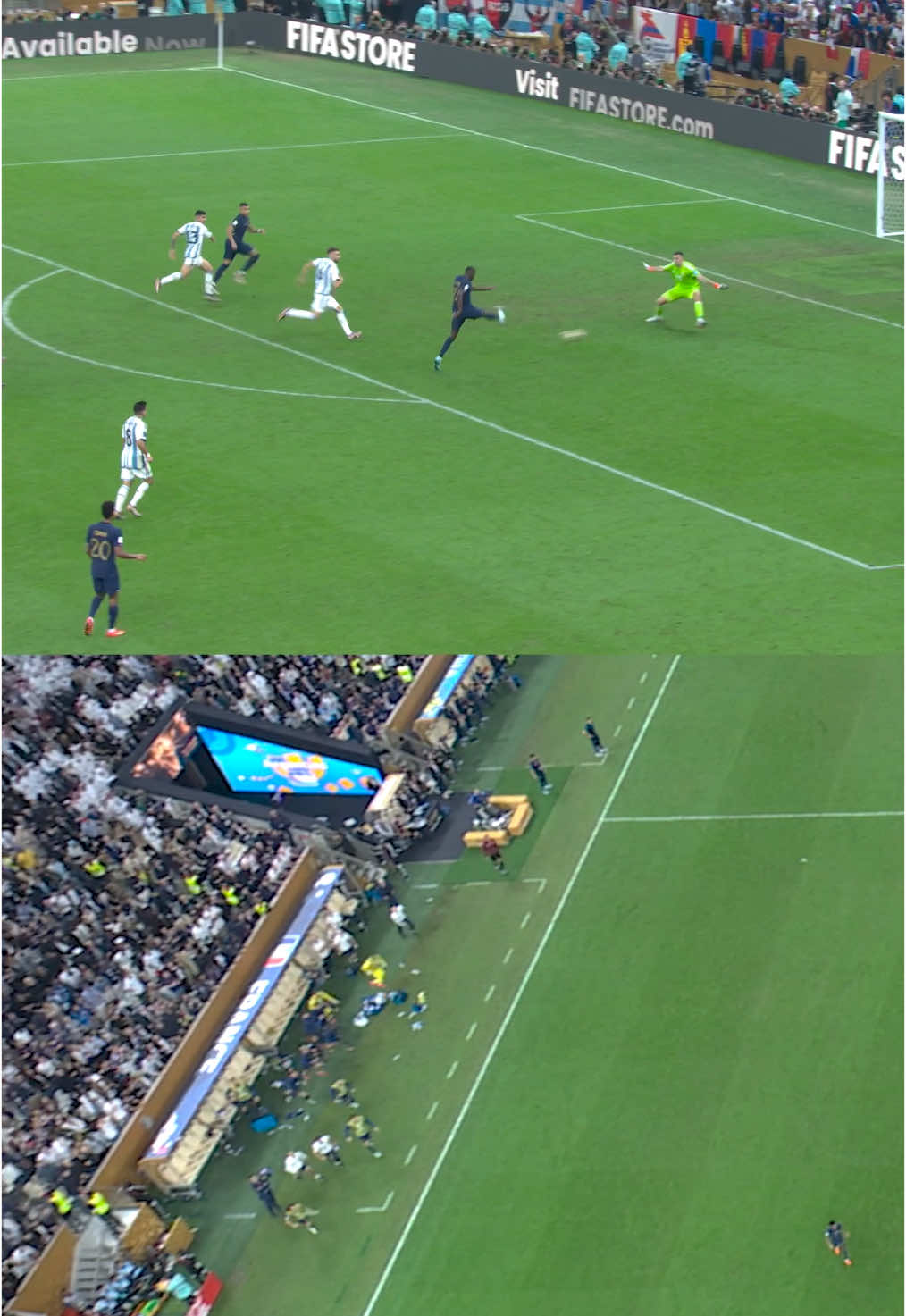 🇦🇷🛑 Stopping the shot and the celebrations! #Argentina #FIFAWorldCup 