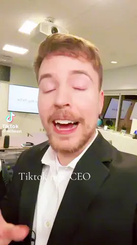 this is new CEO in TikTok walcome #mrbeast @MrBeast #xuhusongtiktok 
