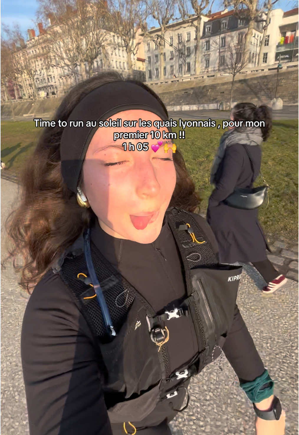 Happy run 👋🏃🏻‍♀️ #run #Running #fyp #lyon #lyonnaise #runner 
