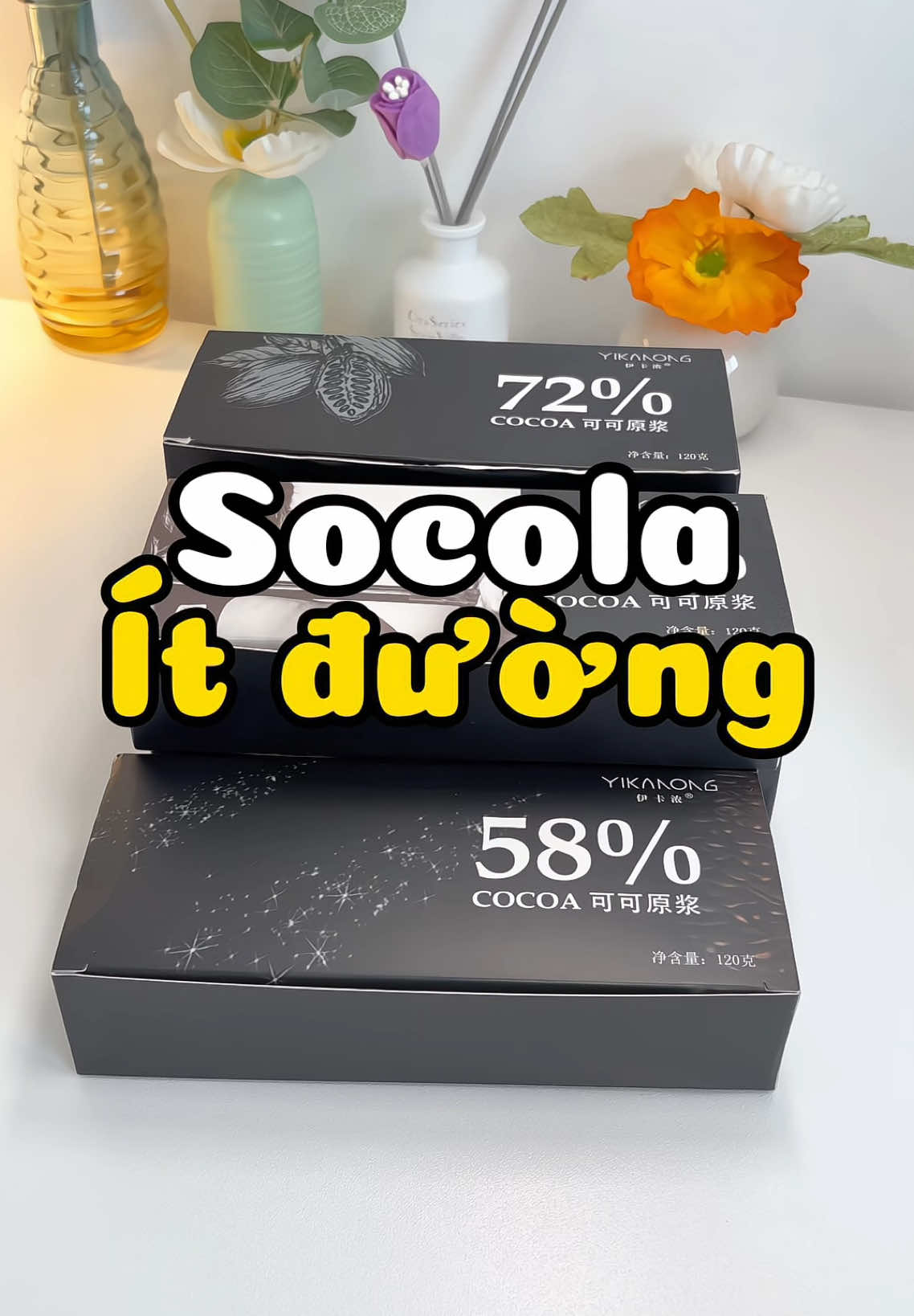 Socola ít đường ngon lắm luôn #socola #chocolate #socolaitngot #anvat #annieriviu 