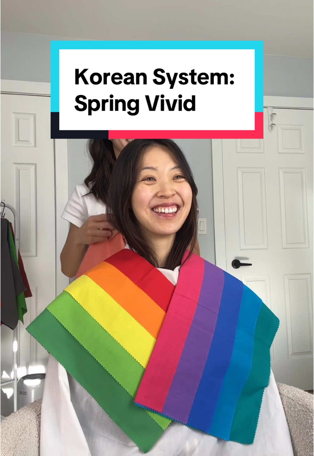 Here’s a rare glimpse at one of my Korean colour analysis sessions! Unlike the 16-season system, the Korean approach focuses more on chroma than temperature. When we compared the Spring categories on this client, the high-chroma shades made her glow, while the softer, pale tones didn’t do her justice. Interested in a personal colour analysis? Visit mycoloury.ca for more info. — #colouranalysis #coloranalysis #colouranalysistok #undertone #coloranalysistok #personalcolouranalysis #personalcoloranalysis #colouranalysistoronto #koreancoloranalysis #koreancolouranalysis #springvivid 