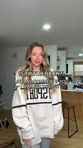 I think we are BACK!? #tiktokban #weareback 