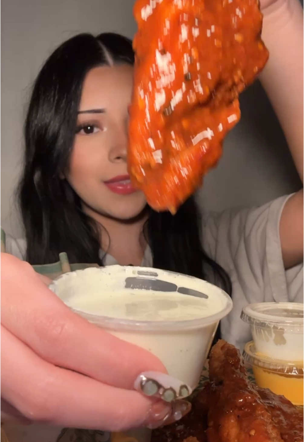 Eat Wingstop with me :p #eatwithme #Foodie #eatingshow #mukbang 
