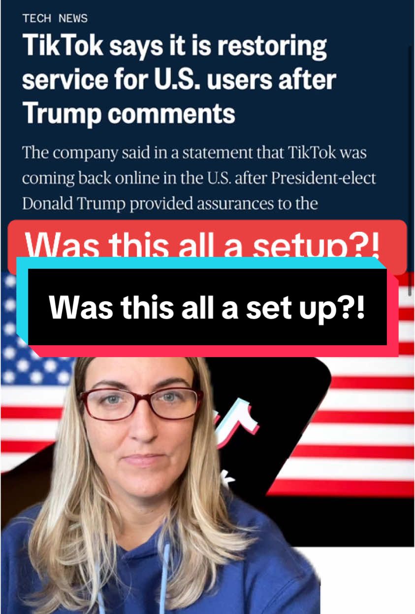 People are now feeling like this was all just one big set up between Donald Trump and the CEO of TikTok! ##TikTokBan #TikTokBanUpdate #donaldtrump 